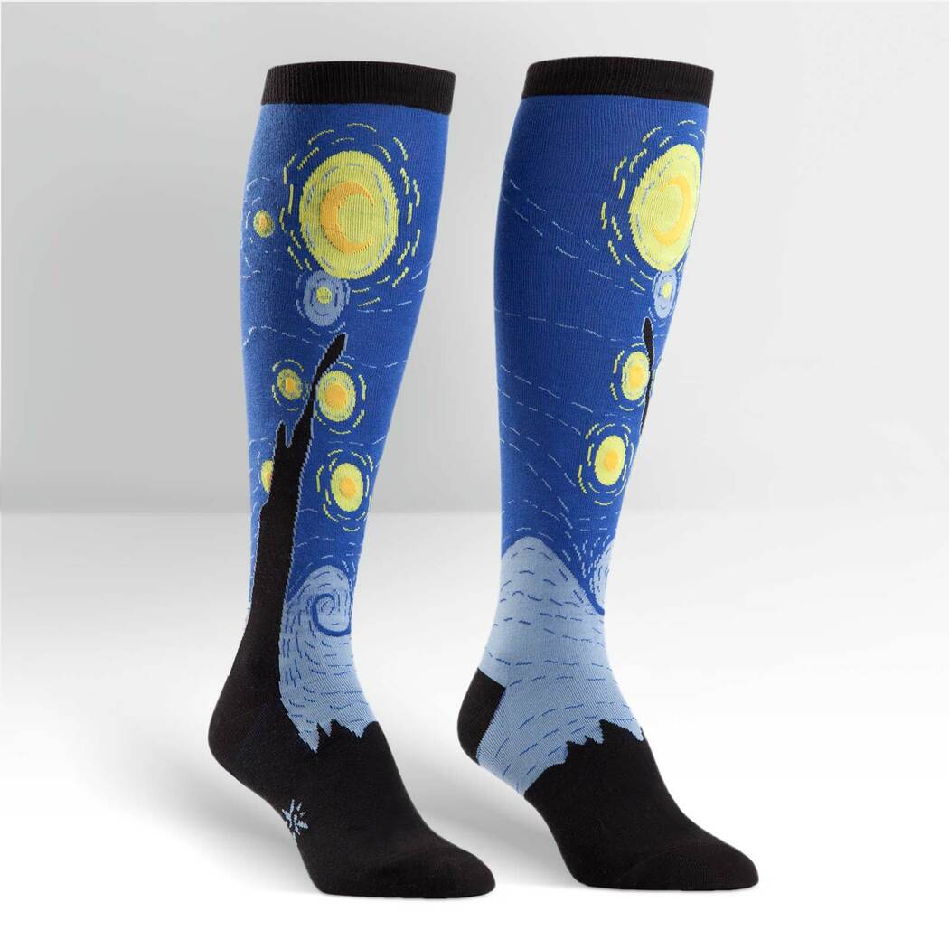 Sock it to Me | Knee High | Starry Night