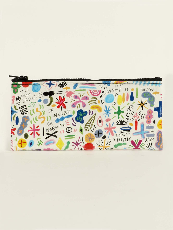 Blue Q | Pencil Case | Doodle Party Pencil Case