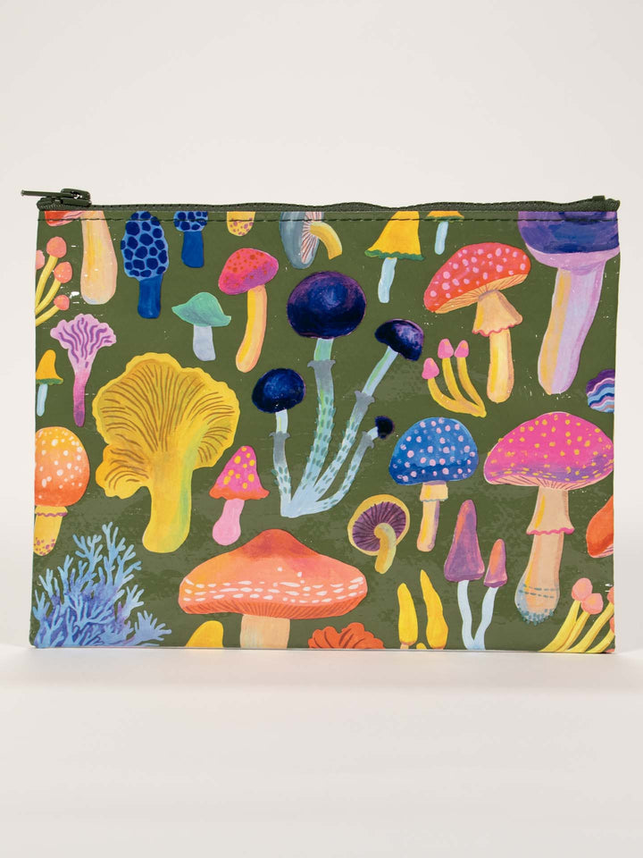 Blue Q Zipper Pouch | Mushrooms Zipper Pouch