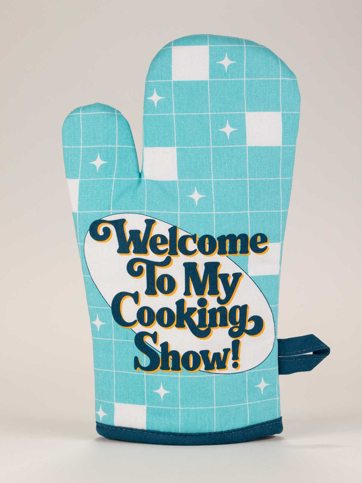 Blue Q Oven Mitt | Welcome to My Cooking Show