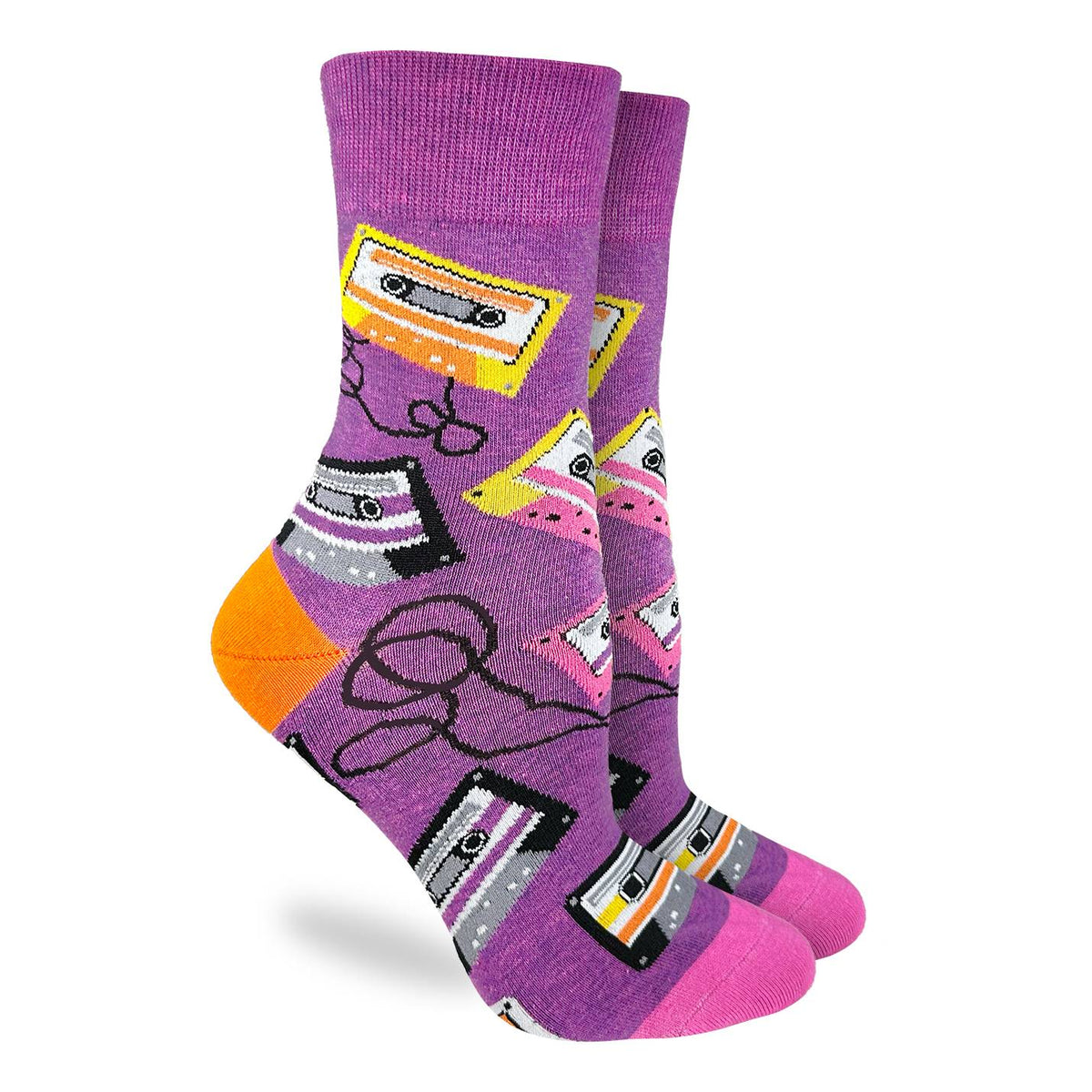 Good Luck Sock | Women's Crew | Cassettes