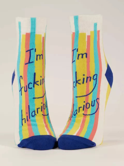 Blue Q | Women's Ankle Socks | I'm Fucking Hilarious