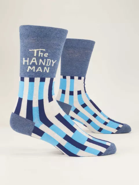 Blue Q | Men's Crew Socks | Handy Man