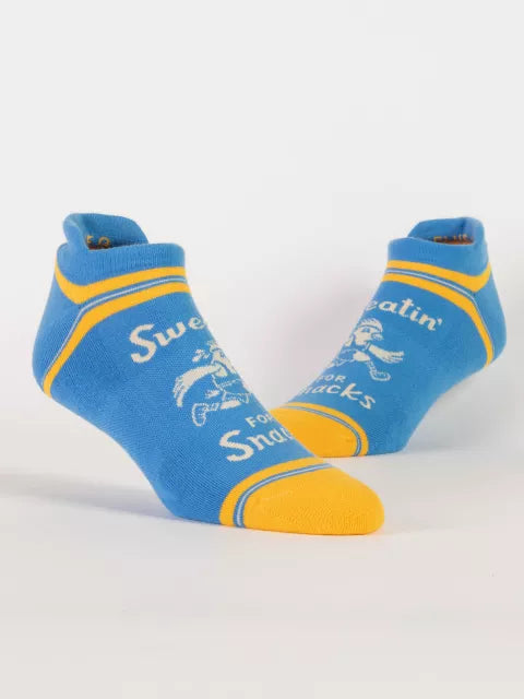 Blue Q | Sneaker Socks | Sweatin' for Snacks