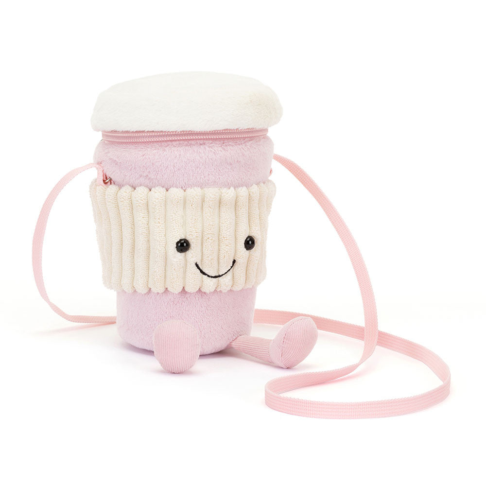 Amuseable Pink Coffee-To-Go Bag | Jellycat