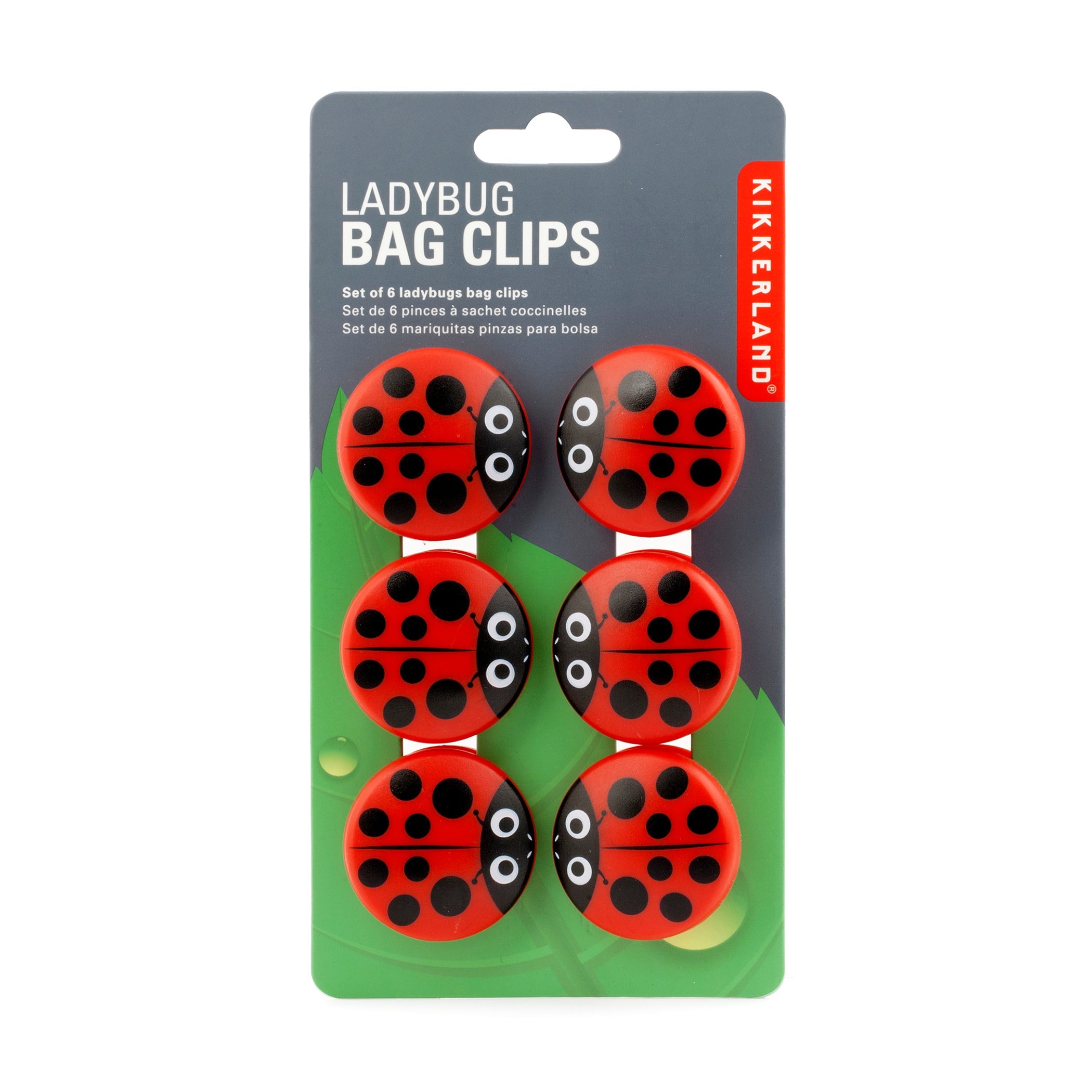 Ladybug Bag Clips