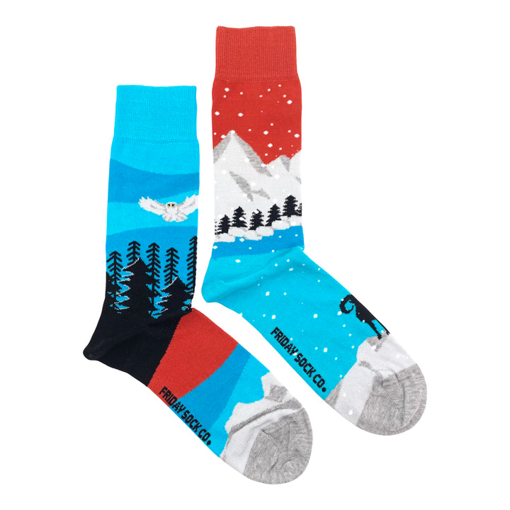 Friday Sock Co. |  Men's Socks | Rocky Mountains Canadian Landscape