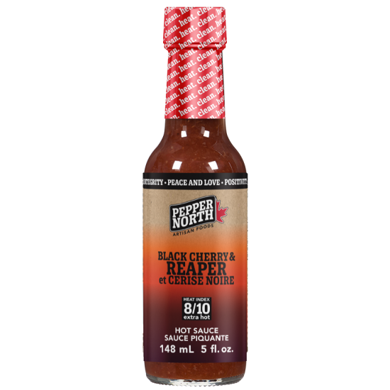 Pepper Black Cherry & Reaper Hot Sauce