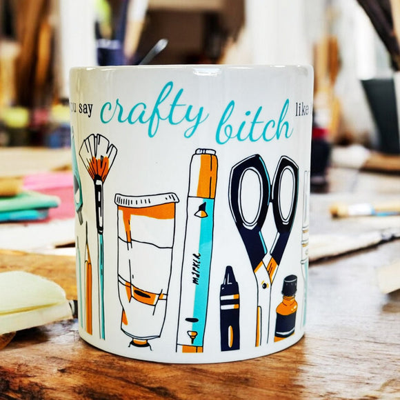 Crafty Bitch Mug | Fly Paper Products