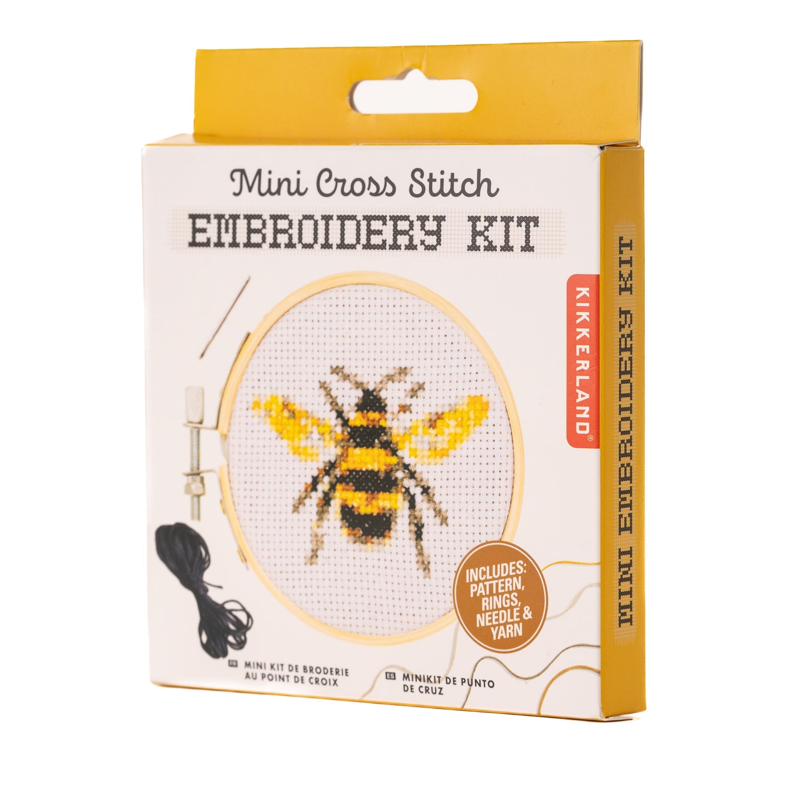 Mini Cross Stitch Embroidery Kit - Bee