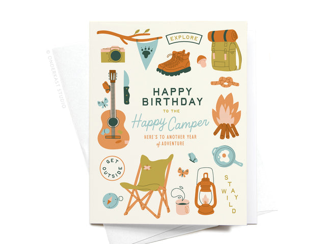 Happy Camper Birthday | Onderkast Studio