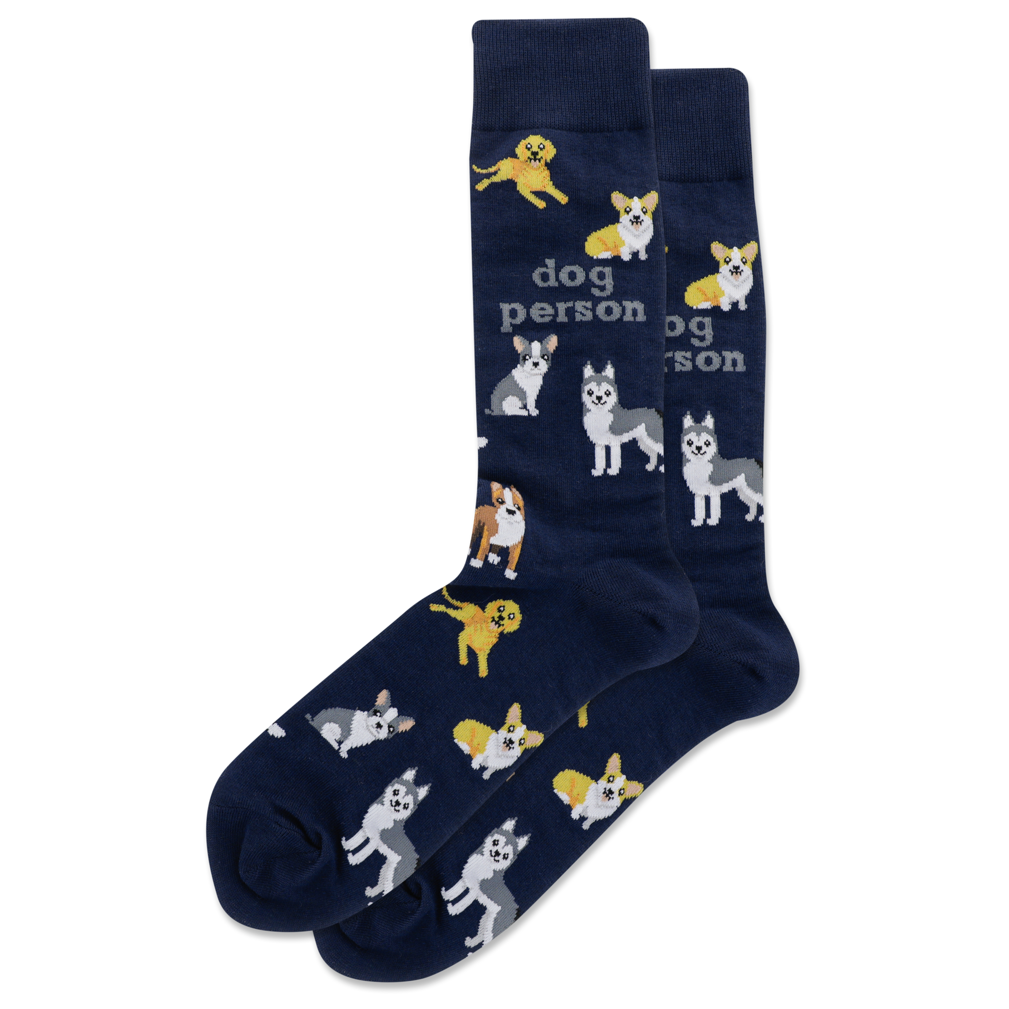 HotSox Men's | Dog Person Crew Socks