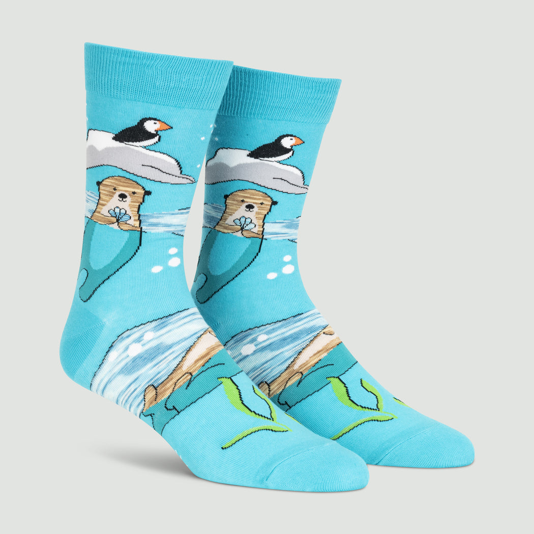 Sock it to Me | Men's Crew | Plays Well with Otters