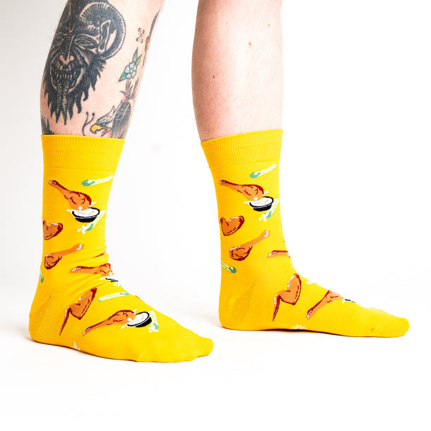 Sock it to Me | Men's Crew | Spread Your Wings and Fry