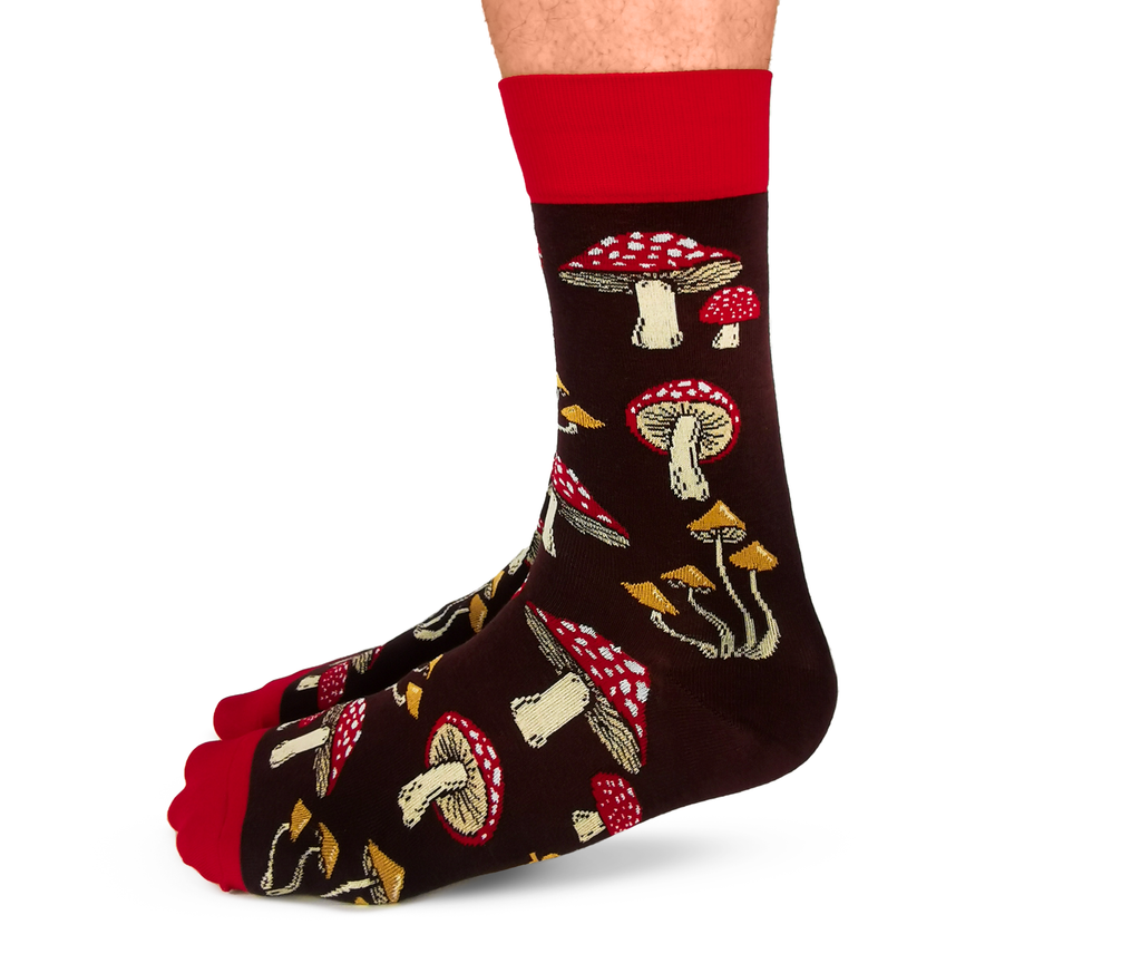 Uptown Sox | Men's Crew Socks | Mushroom Magic