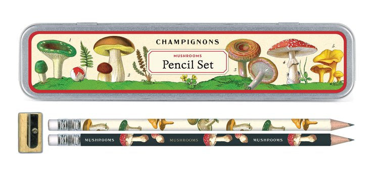 Mushrooms Pencil Set | Cavallini