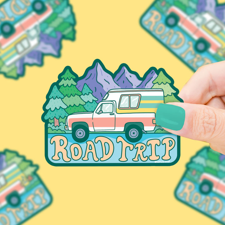 Road Trip Vinyl Sticker