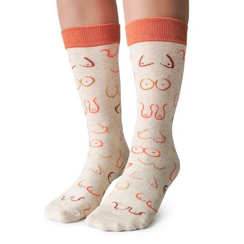 Uptown Sox | Women's Crew Socks | Simply the Breast