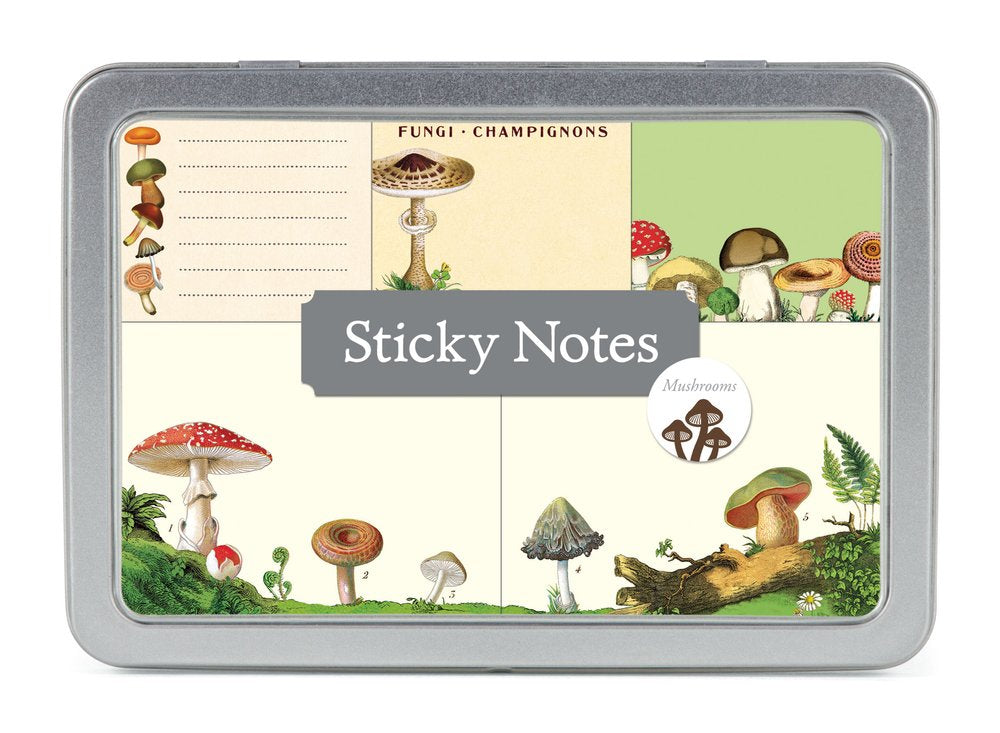 Mushrooms Sticky Notes | Cavallini