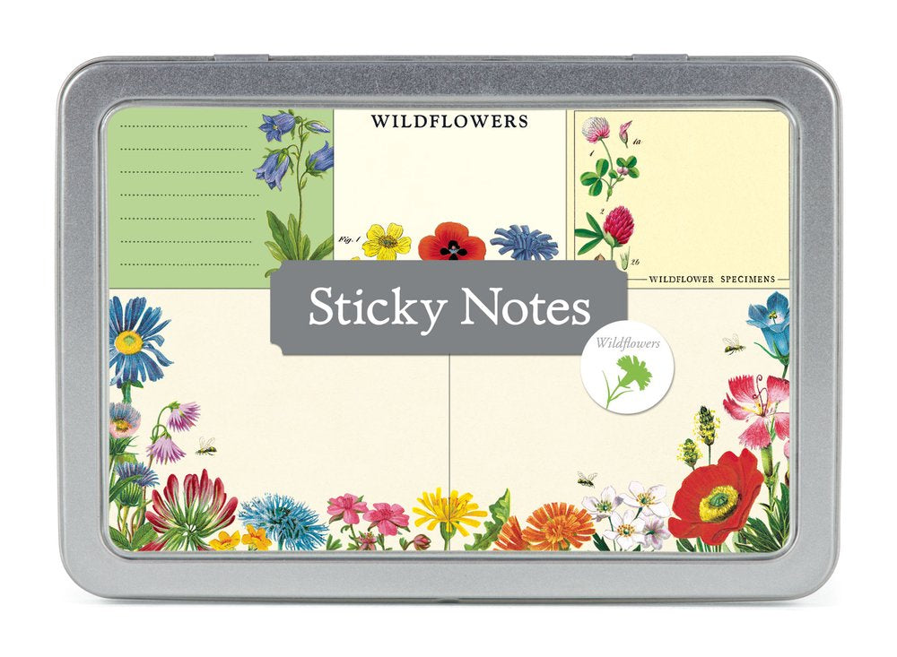 Wildflowers Sticky Notes | Cavallini