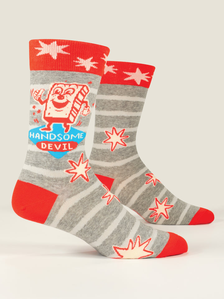 Blue Q | Men's Crew Socks | Handsome Devil