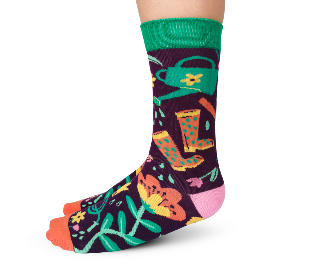 Uptown Sox | Women's Crew Socks | Green Thumb