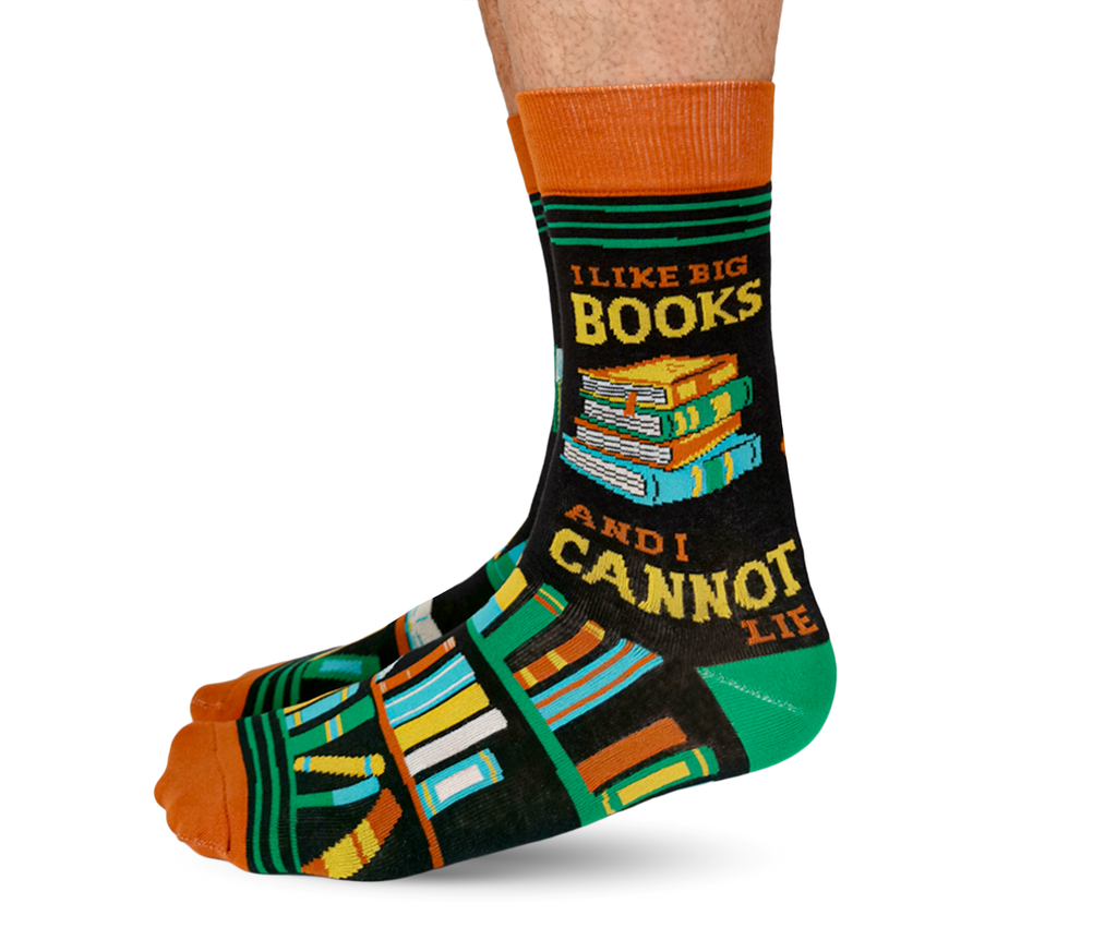 Uptown Sox | Men's Crew Socks | Big Books