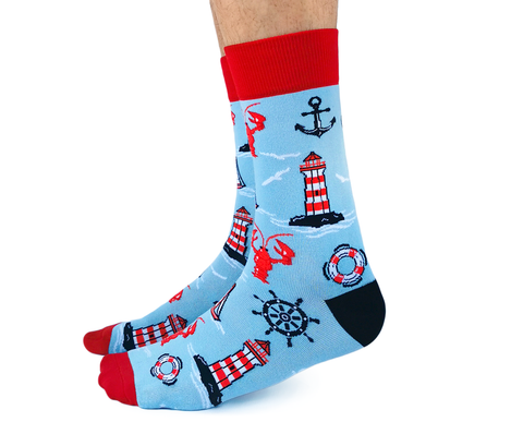 Uptown Sox | Men's Crew Socks | Nautical