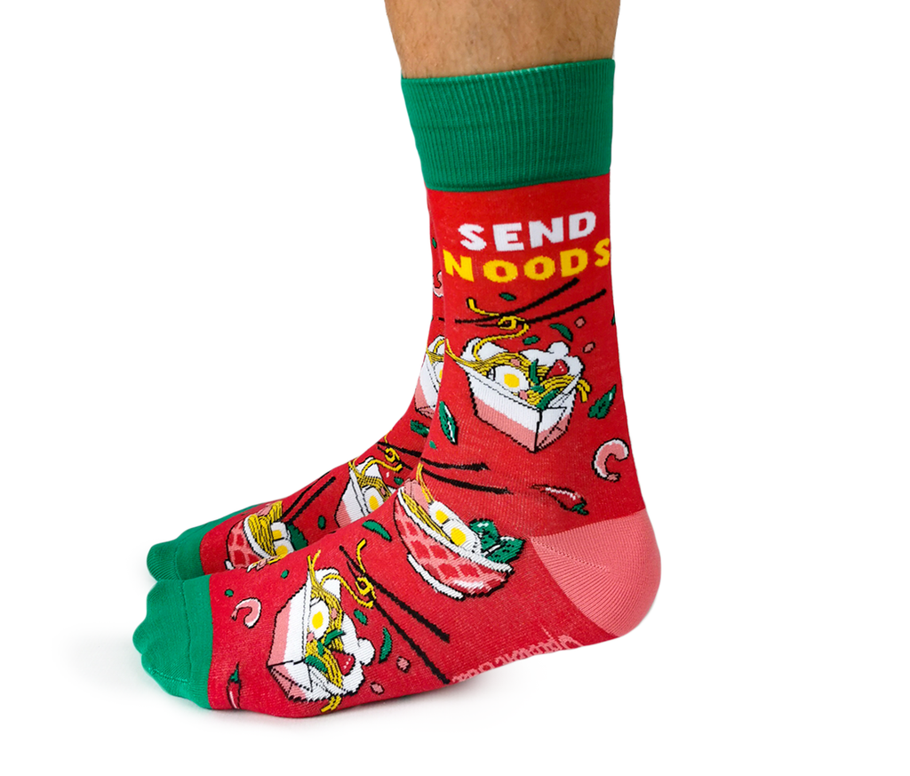 Uptown Sox | Men's Crew Socks | Send Noods