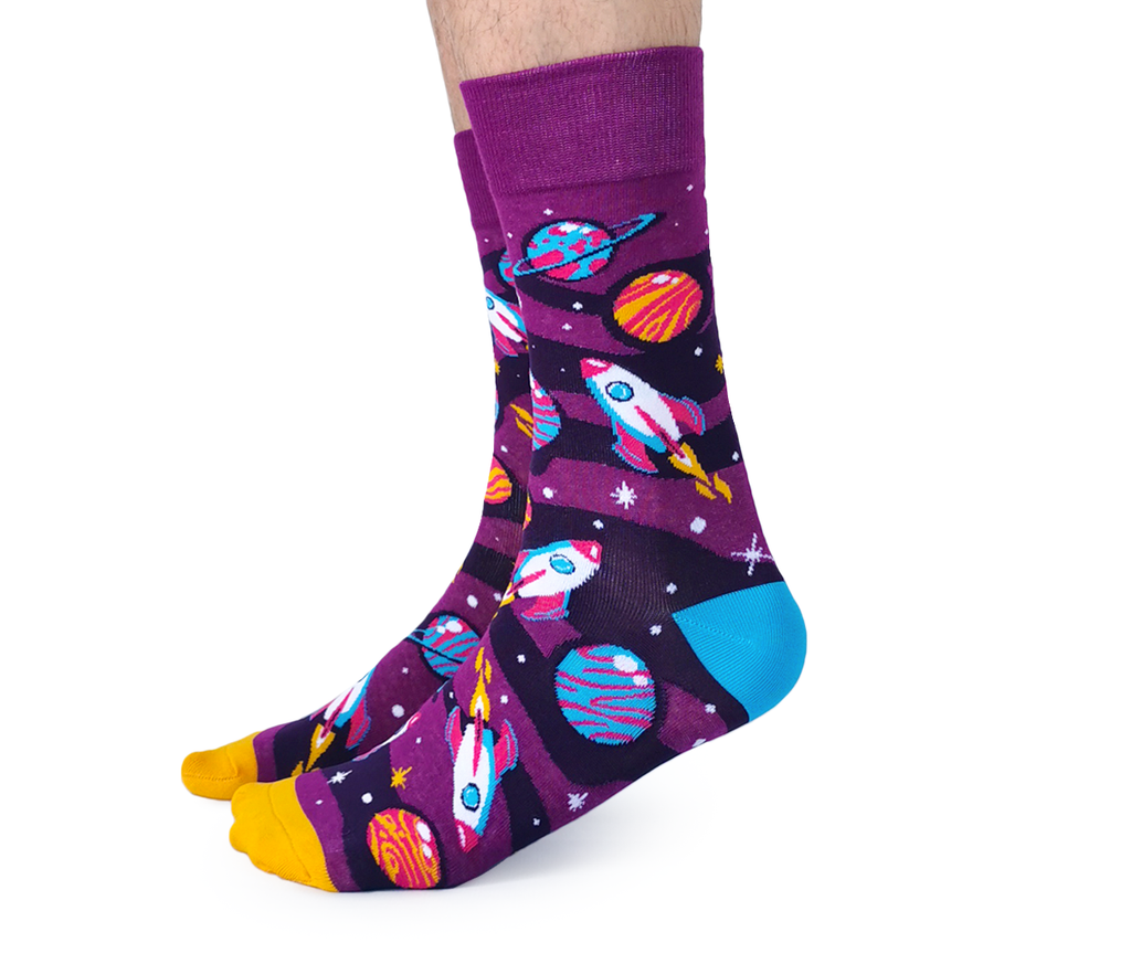 Uptown Sox | Men's Crew Socks | Space