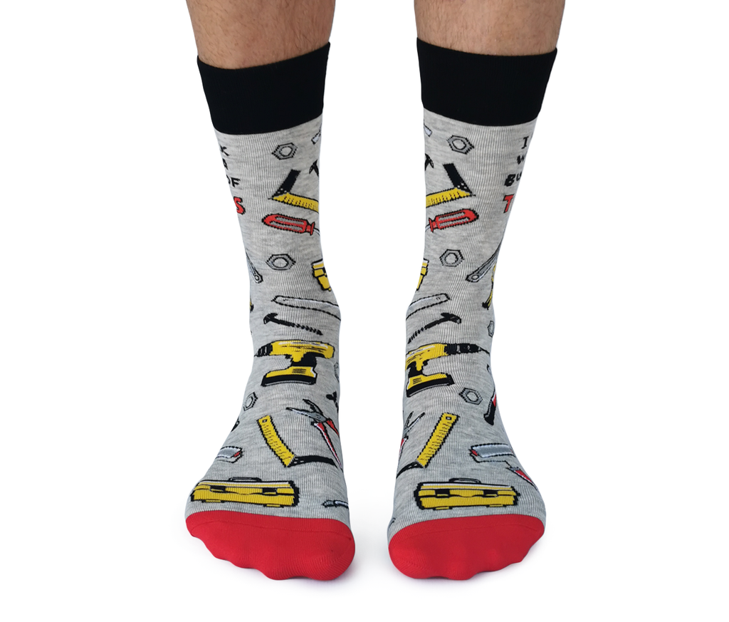 Uptown Sox | Men's Crew Socks | Tool Time