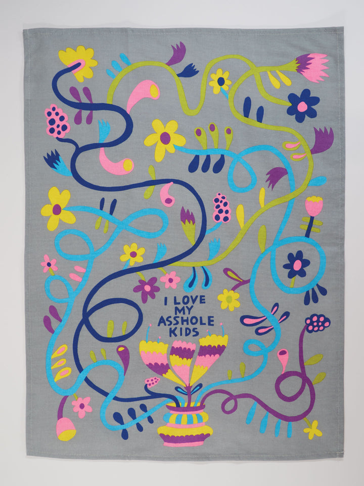 I Love My Asshole Kids Dish Towel | Blue Q