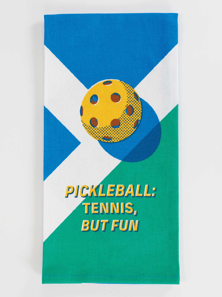 Pickleball: Tennis, But Fun Dish Towel | Blue Q