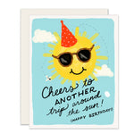 Another Trip Around the Sun Blank Card | Slightly Stationary