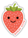 Berry Cute Strawberry Sticker - Oscar & Libby's