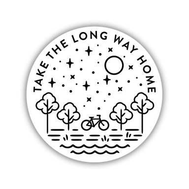 Bike Path Sticker - Oscar & Libby's