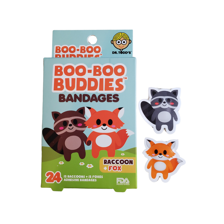 Boo Boo Buddies Bandages | Fox & Raccoon