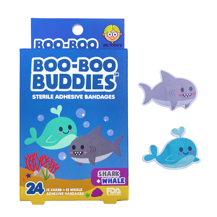 Boo Boo Buddies Bandages | Shark & Whale