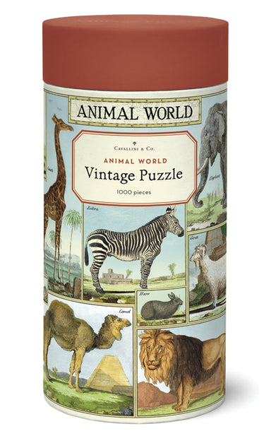 Cavallini & Co | Animal World 1000 piece puzzle - Oscar & Libby's