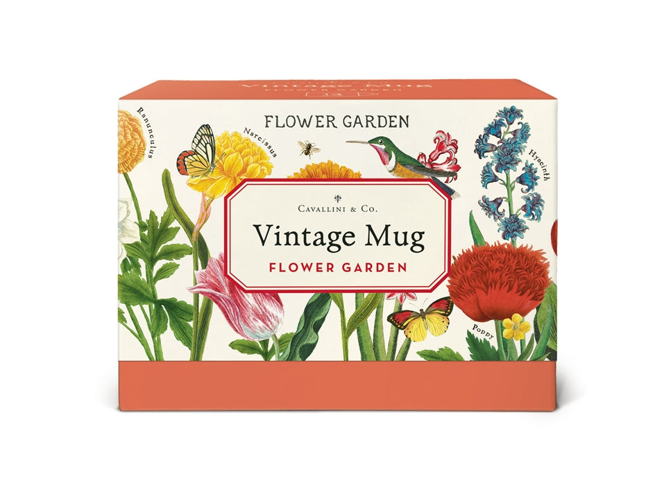 Flower Garden Mug | Cavallini - Oscar & Libby's