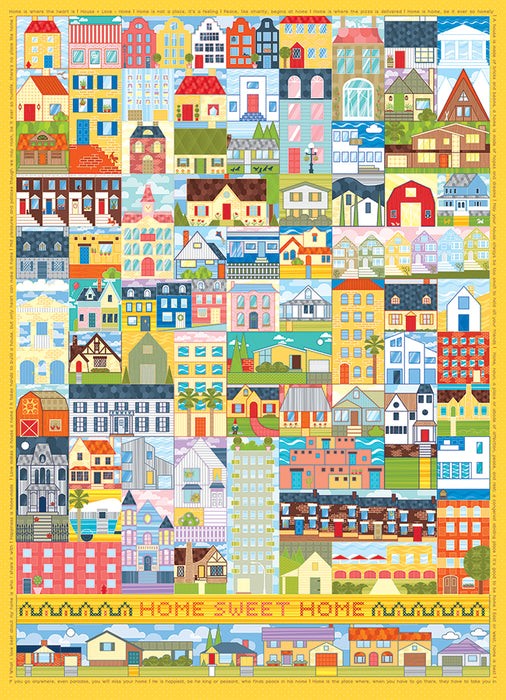 Cobble Hill | Home Sweet Home 1000 piece puzzle - Oscar & Libby's