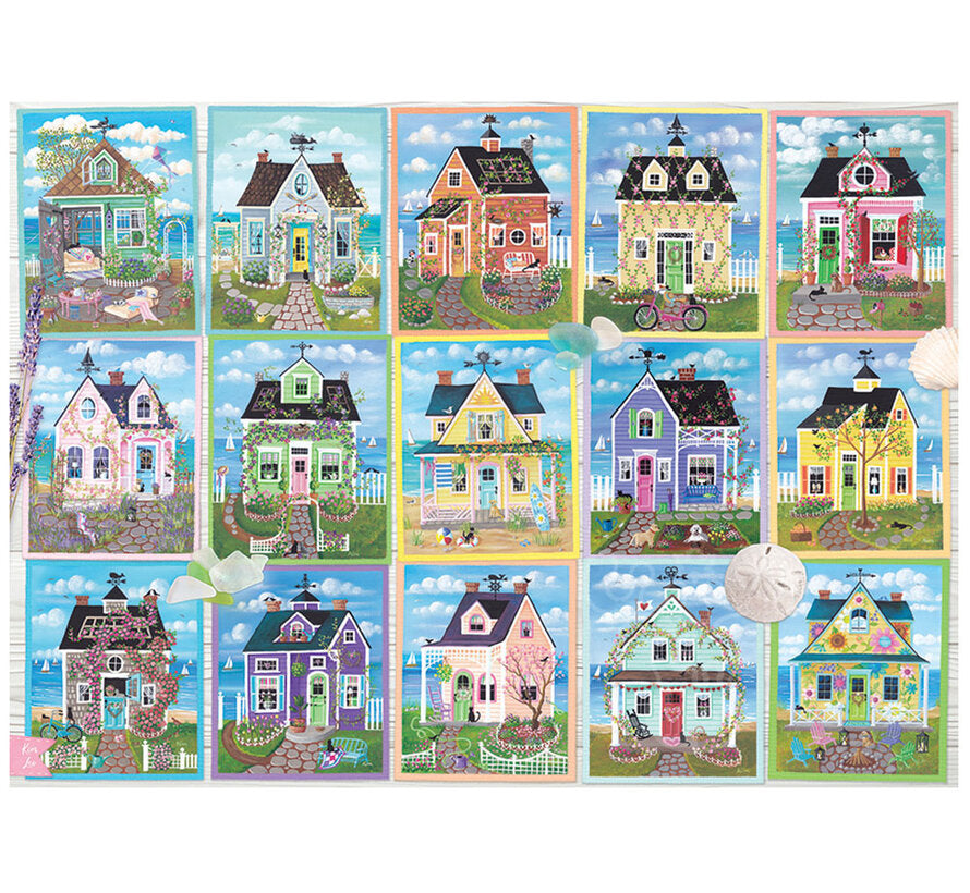 Cobble Hill | Seaside Cottages 1000 piece puzzle