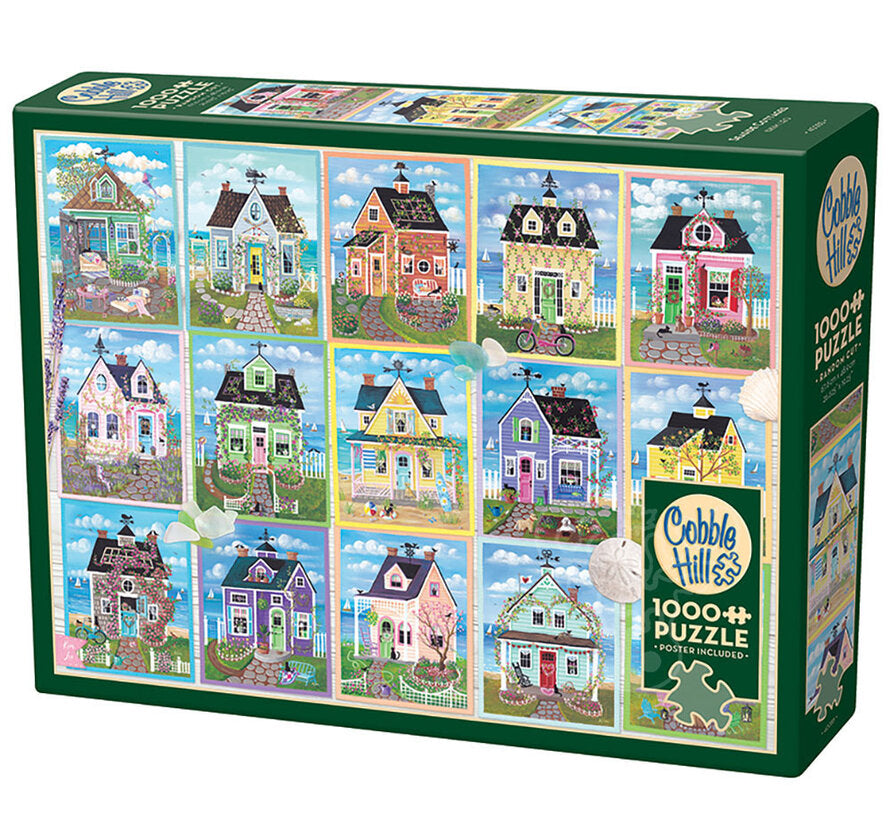 Cobble Hill | Seaside Cottages 1000 piece puzzle