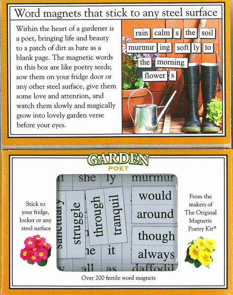 Magnetic Poetry | Garden Poet