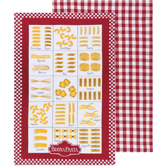 Buona Pasta Dish Towels set of 2 | Now Design