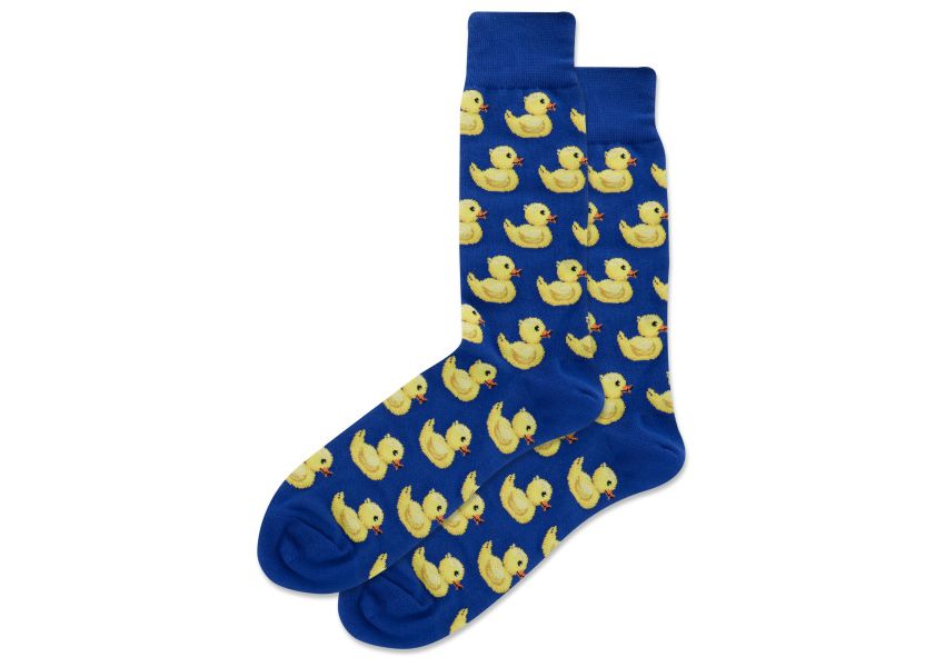 HotSox Men's | Rubber Duck Crew Socks