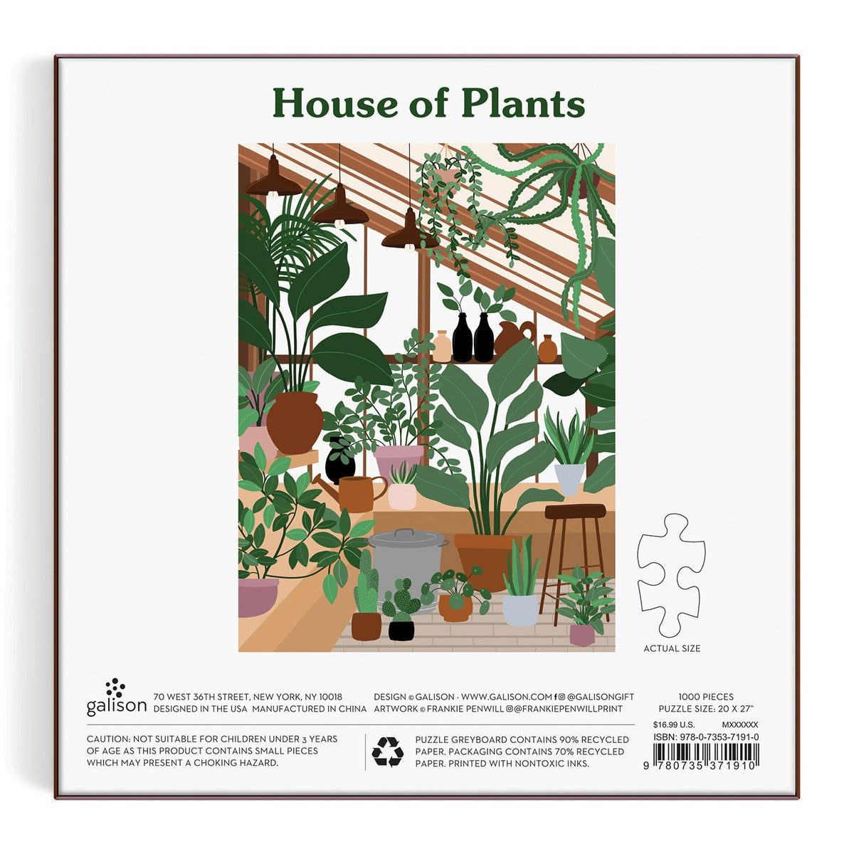 Galison | House of Plants 1000 piece puzzle
