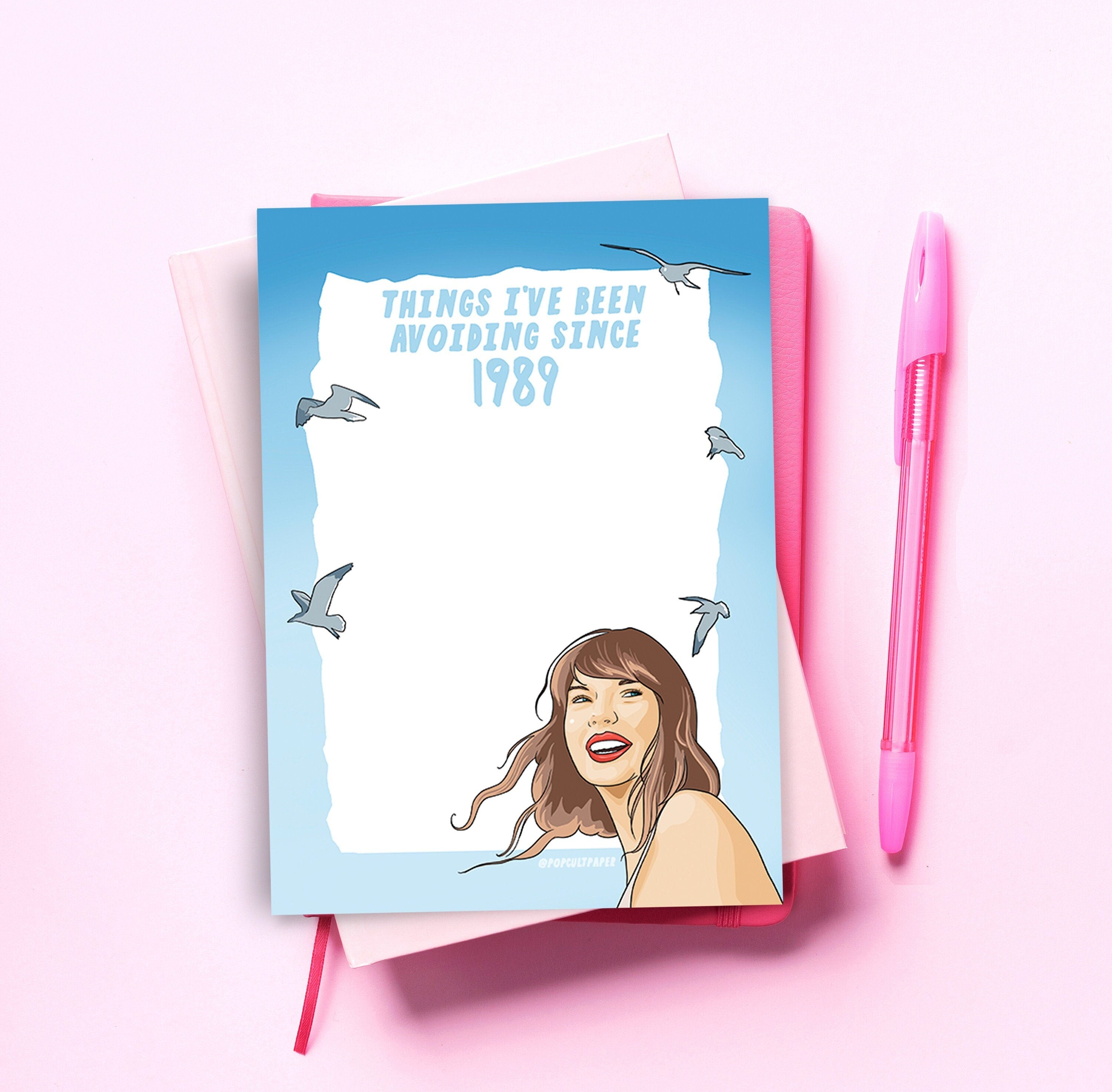 Taylor Swift 1989 Notepad | Pop Cult Paper