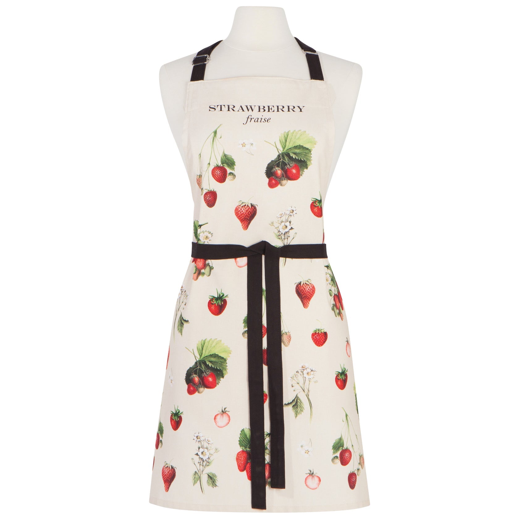 Strawberries Vintage Fine Print Apron | Now Designs