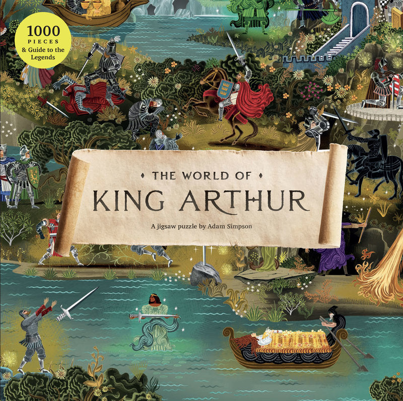 Laurence King | The World of King Arthur 1000 piece Puzzle - Oscar & Libby's